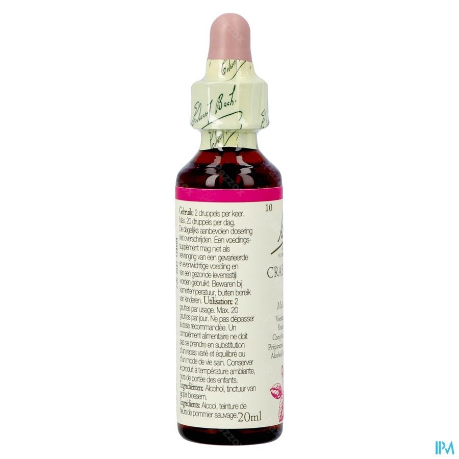 Bach Flower Remedie 10 Crab Apple 20ml