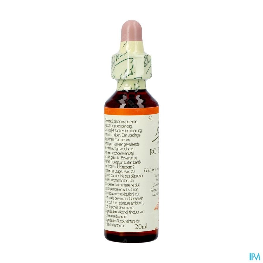 Bach Flower Remedie 26 Rock Rose 20ml