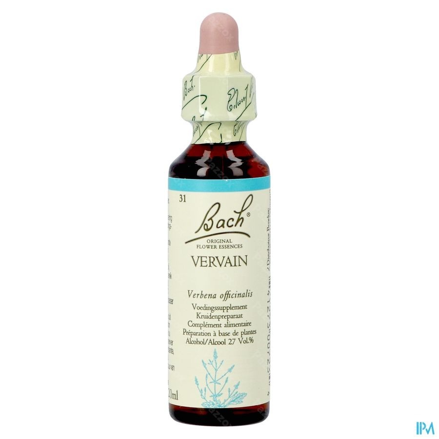 Bach Flower Remedie 31 Vervain 20ml