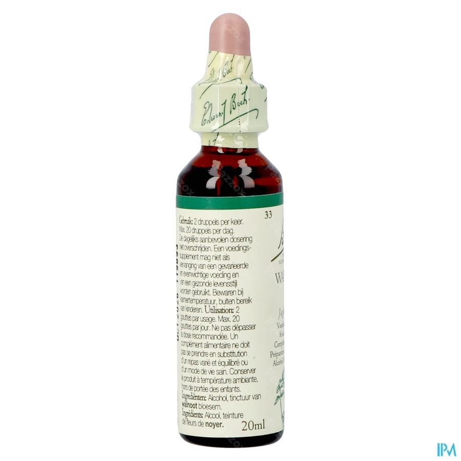 Bach Flower Remedie 33 Walnut 20ml
