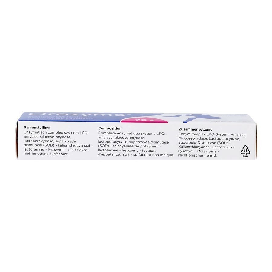 Orozyme Canine Tandp Enzymatisch Hond Tube 70g
