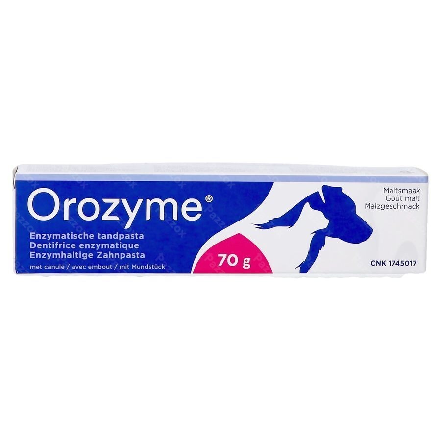 Orozyme Canine Tandp Enzymatisch Hond Tube 70g