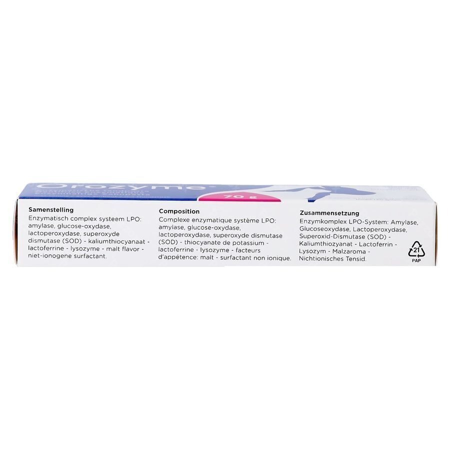 Orozyme Canine Tandp Enzymatisch Hond Tube 70g