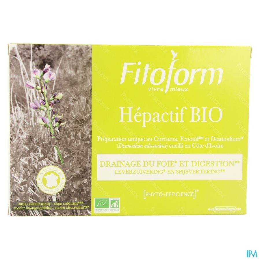 Hepactif Bio Amp 20x10ml Fitoform