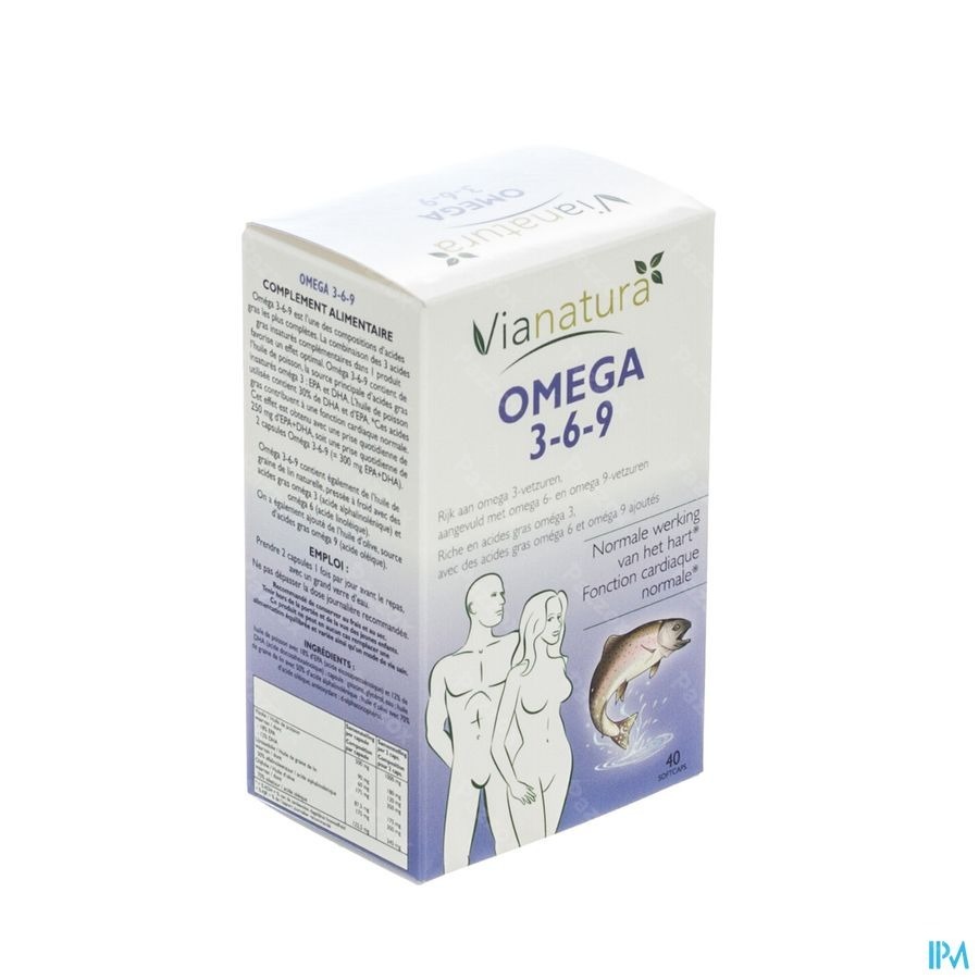 Via Natura Omega 3-6-9 40 Capsules