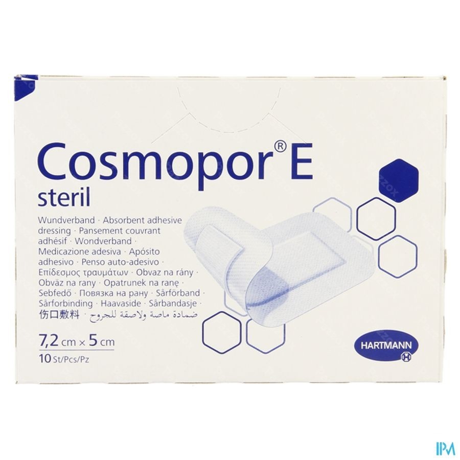 Cosmopor E Latexfree 7,2x5cm 10 P/s