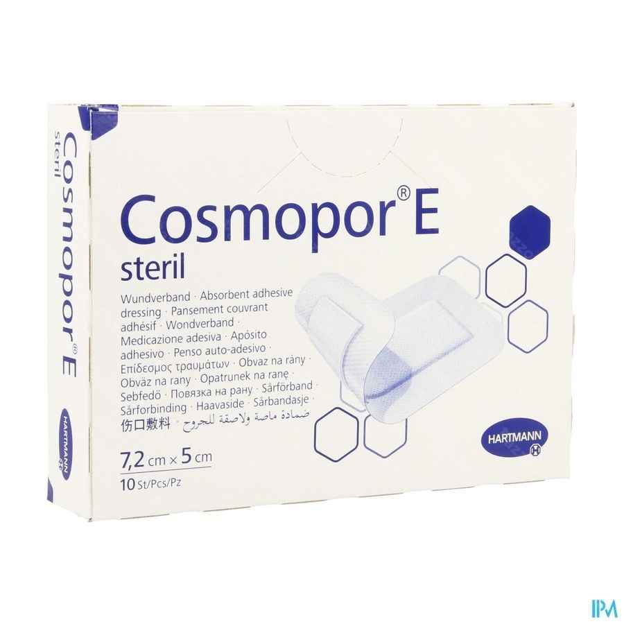 Cosmopor E Latexfree 7,2x5cm 10 P/s