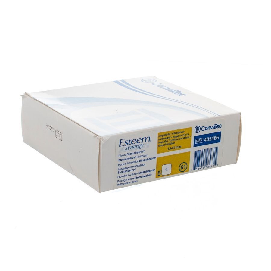 Esteem Synergy Stomahesive Plaat 13-61mm 5 405486