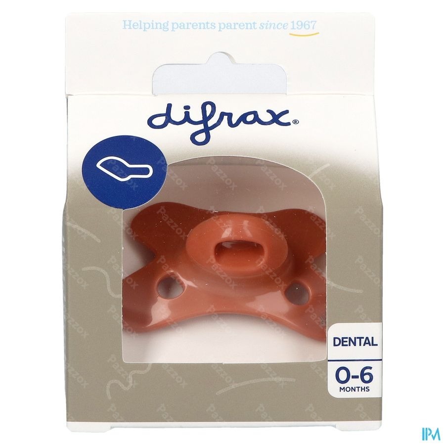 Difrax Fopspeen Sil Mini-dental 0-6m 799
