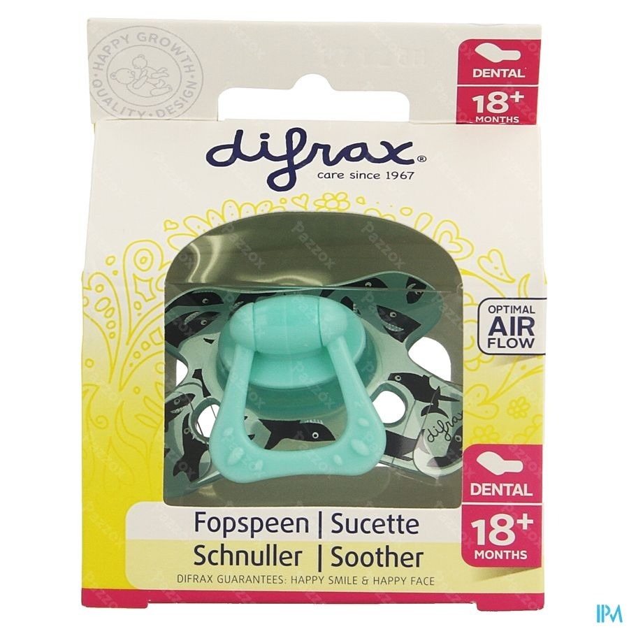 Difrax Fopspeen Dental Extra Sterk +18m