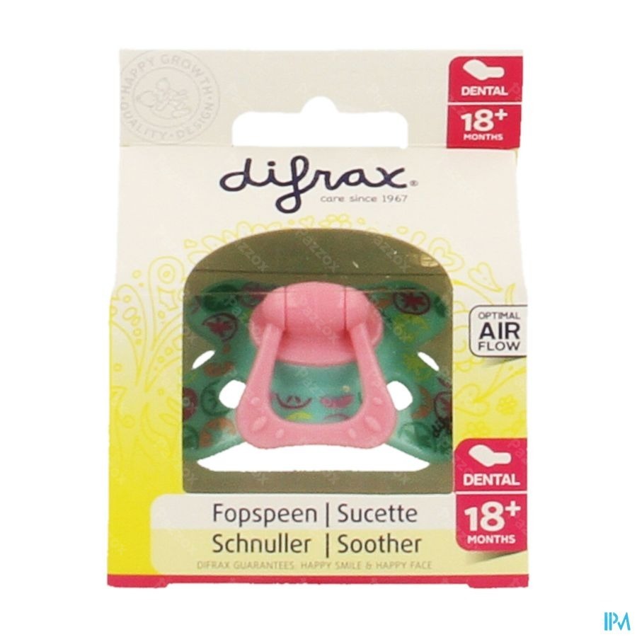 Difrax Fopspeen Dental Extra Sterk +18m