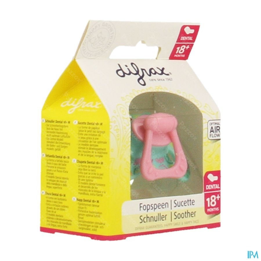 Difrax Fopspeen Dental Extra Sterk +18m