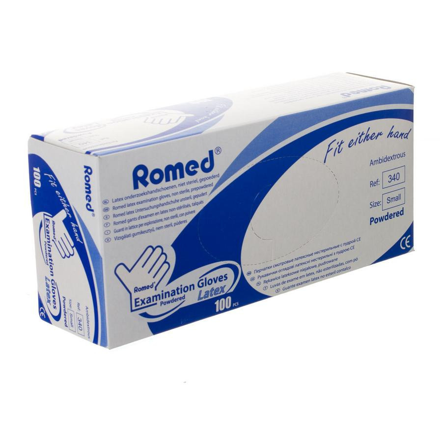 Handschoen Latex Onderzoek Small 100 Pontos