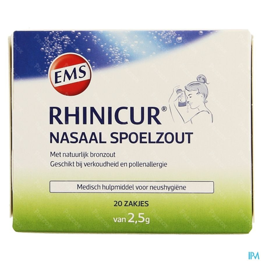 Rhinicur Nasaal Spoelzout Zakje 20x2,5g