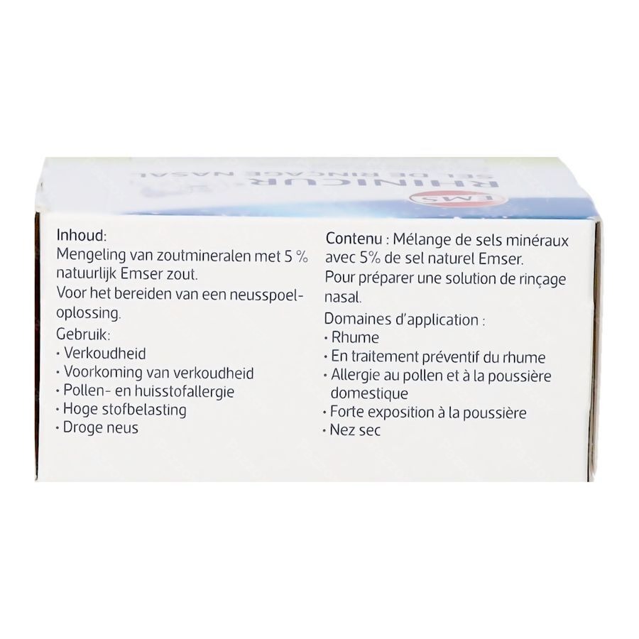 Rhinicur Nasaal Spoelzout Zakje 20x2,5g