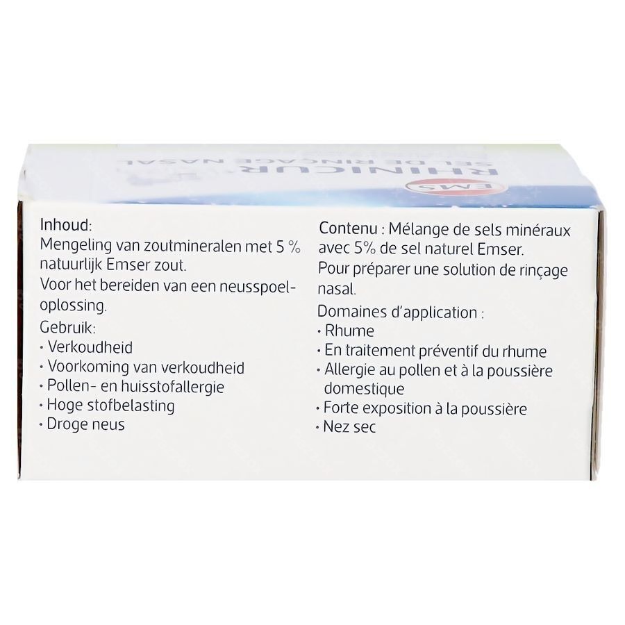 Rhinicur Nasaal Spoelzout Zakje 20x2,5g