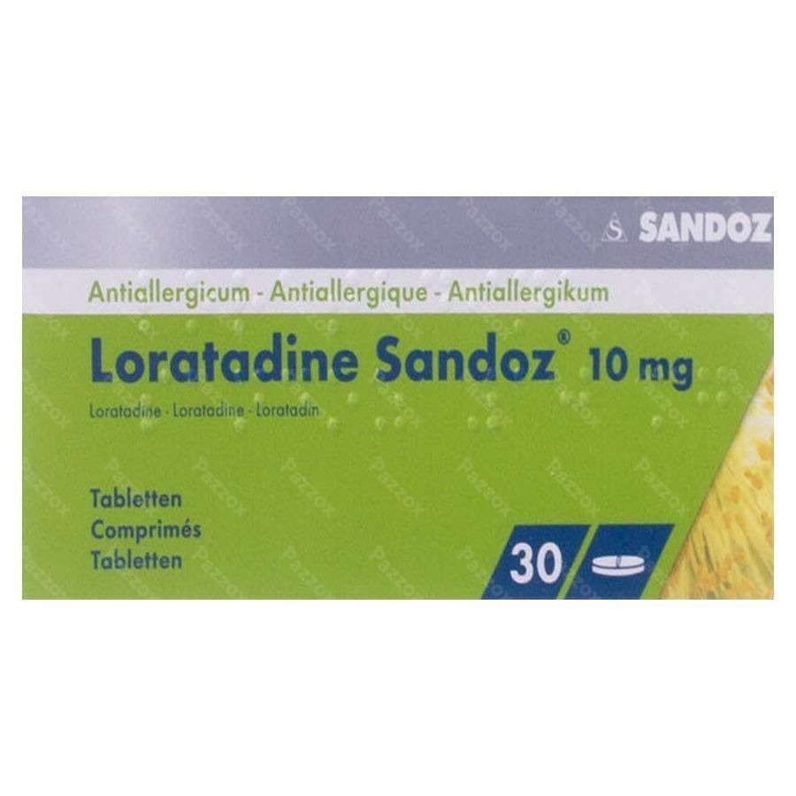 Loratadine Sandoz 10mg 30 Tabletten