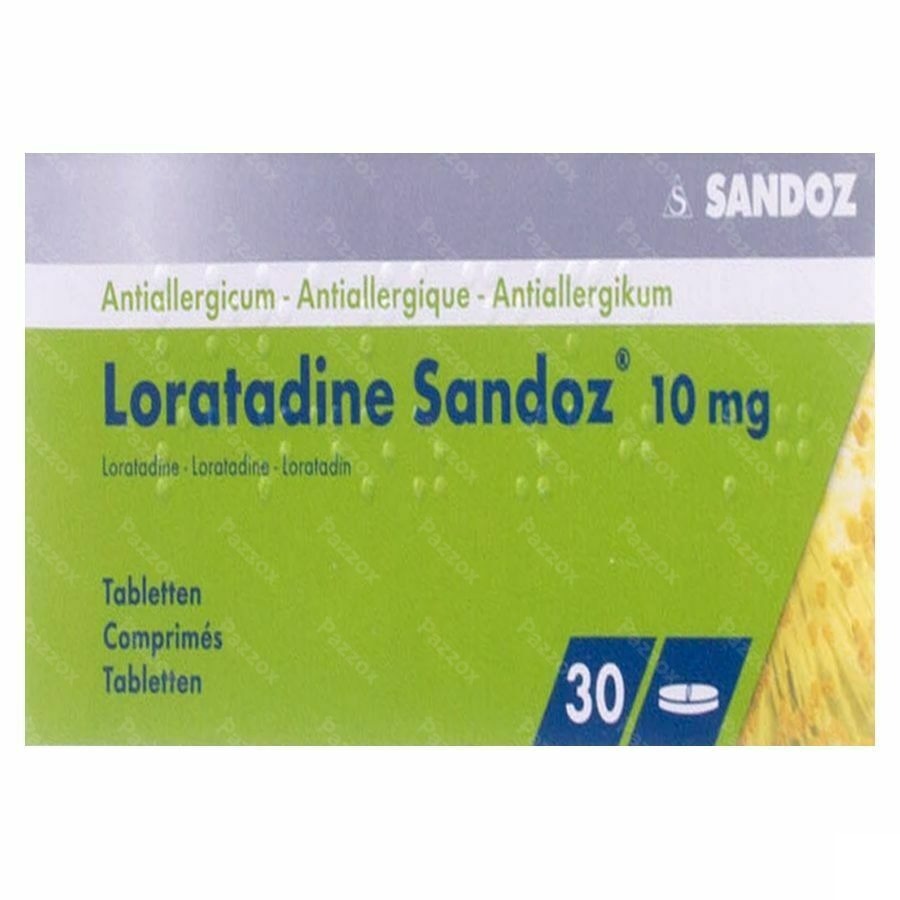 Loratadine Sandoz 10mg 30 Tabletten