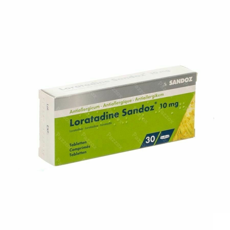 Loratadine Sandoz 10mg 30 Tabletten