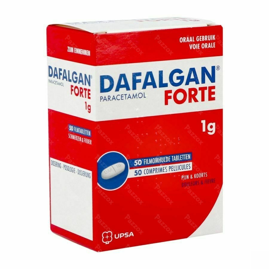 Dafalgan Forte 1g 50 Tabletten