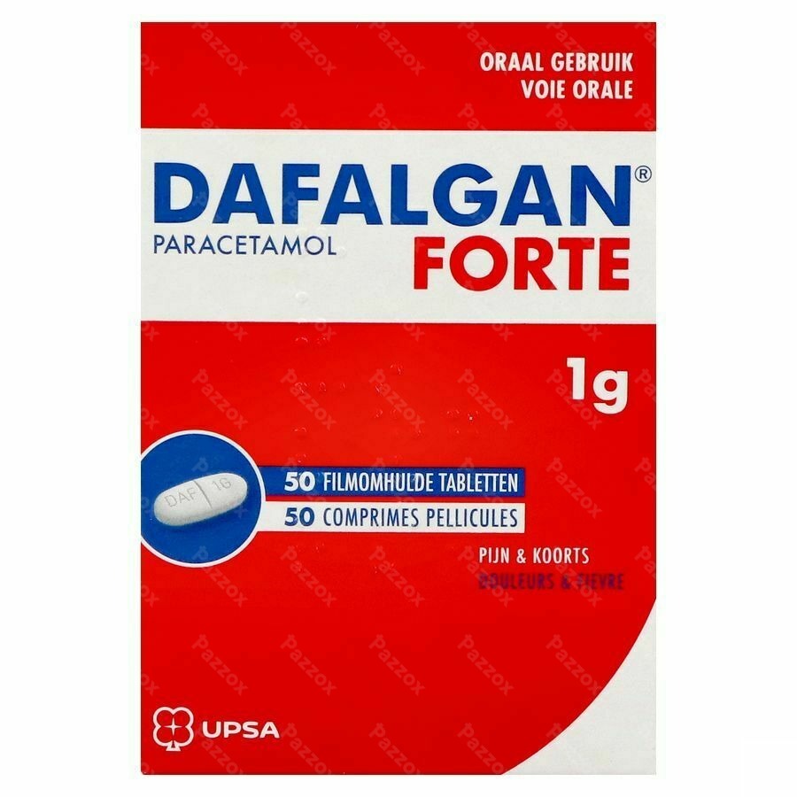 Dafalgan Forte 1g 50 Tabletten