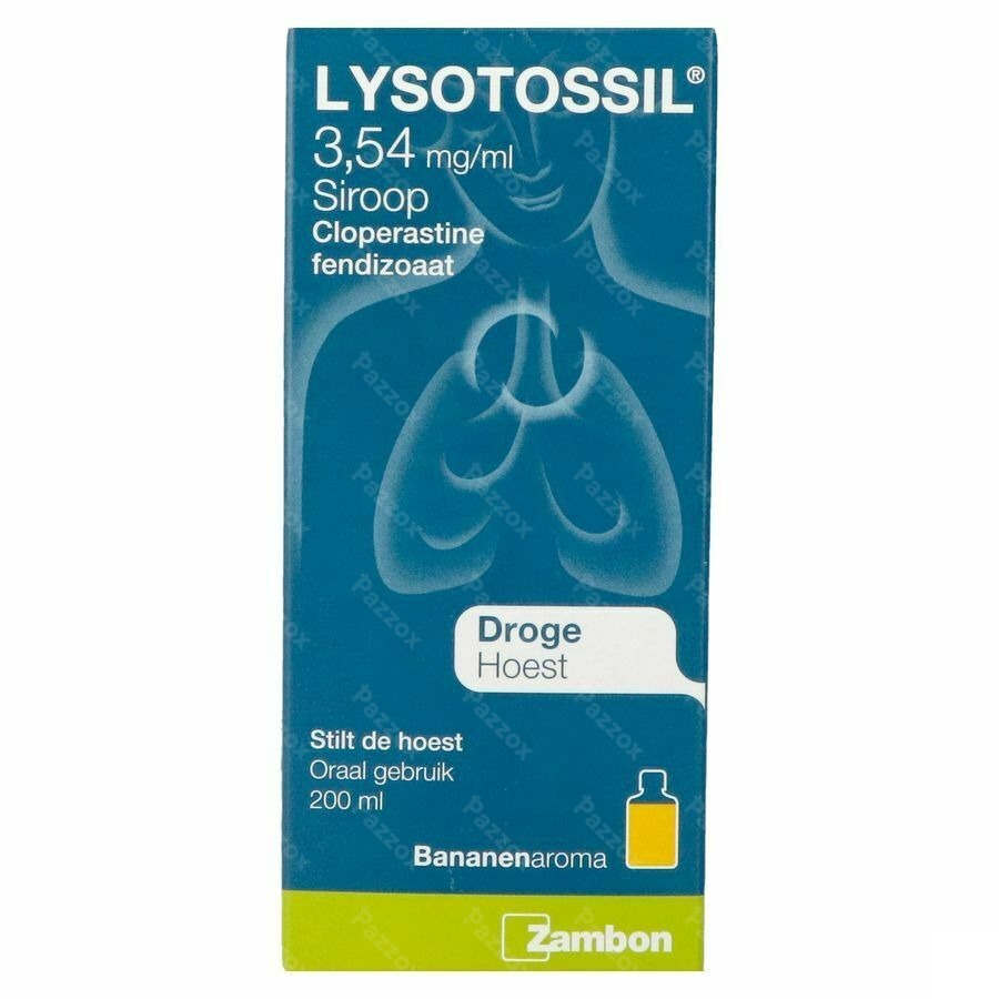 Lysotossil Droge Hoest en Kriebelhoest Hoestsiroop 200ml