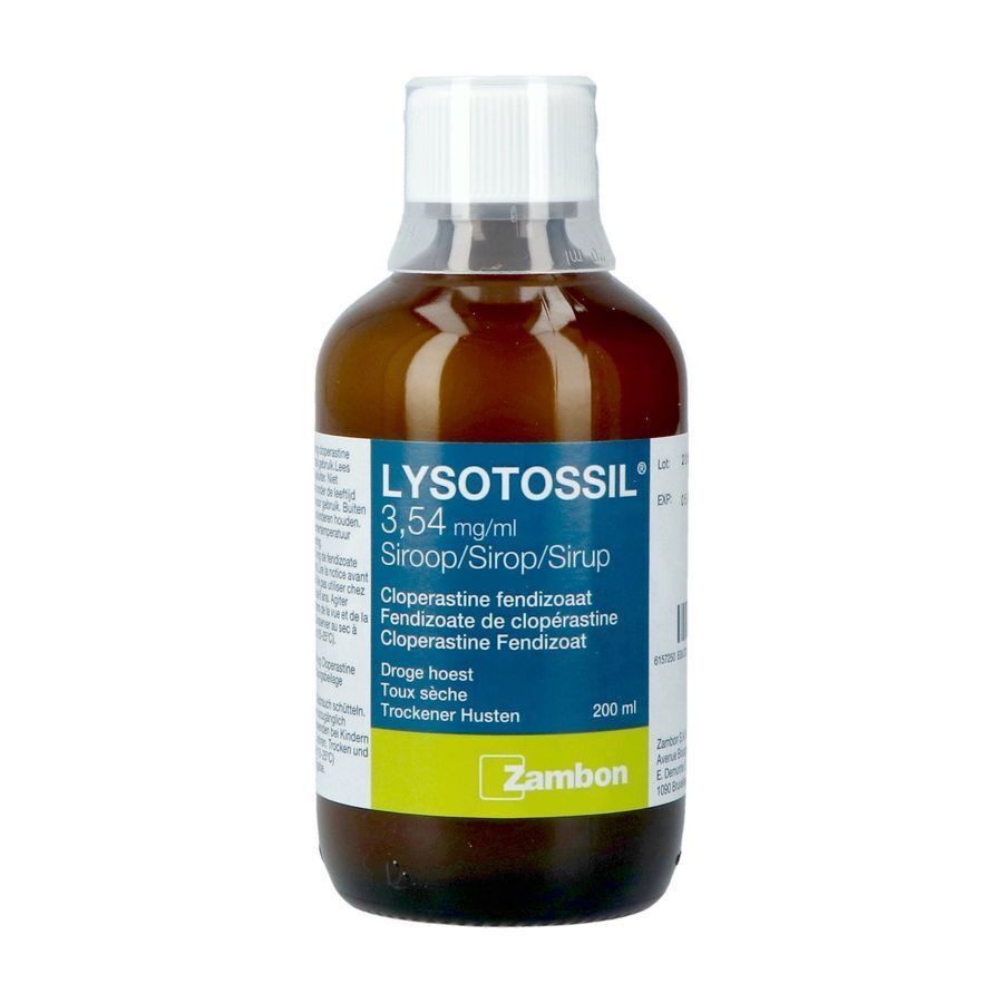 Lysotossil Droge Hoest en Kriebelhoest Hoestsiroop 200ml