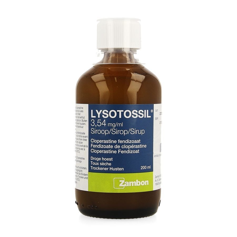 Lysotossil Droge Hoest en Kriebelhoest Hoestsiroop 200ml