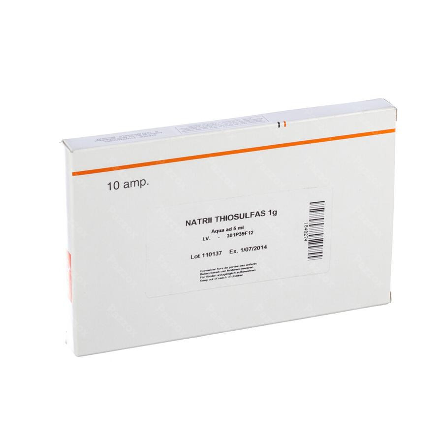 Sodium Thiosulf. Iv Amp 10x1g/ 5ml