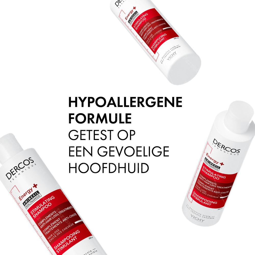 Vichy Dercos Stimulerende Shampoo Energie En Kracht 200ml