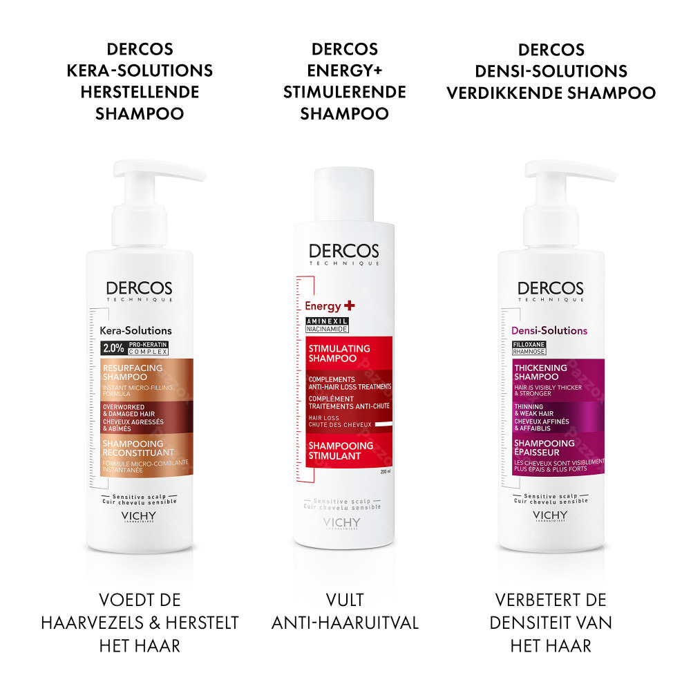 Vichy Dercos Stimulerende Shampoo Energie En Kracht 200ml