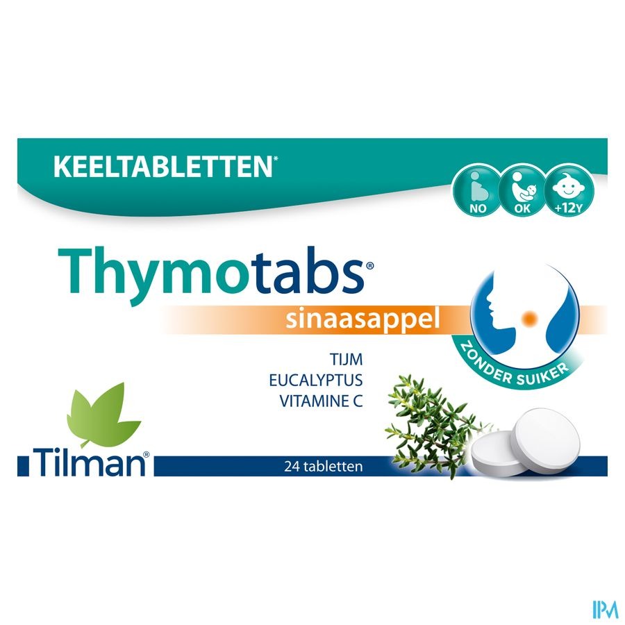Thymo Tabs Sinaas Zuigtabl 24
