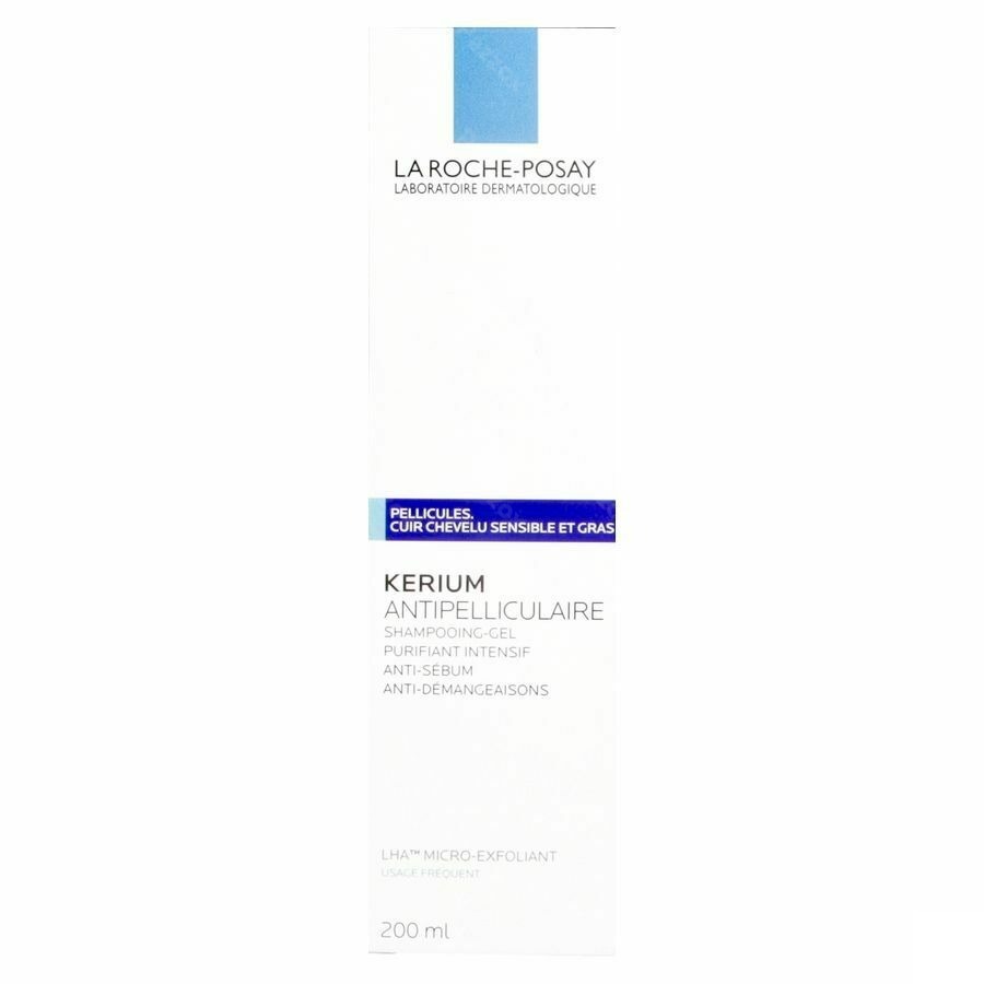 La Roche-Posay Kerium Anti-Roos Shampoo-Gel Gevoelige En Vette Hoofdhuid 200ml