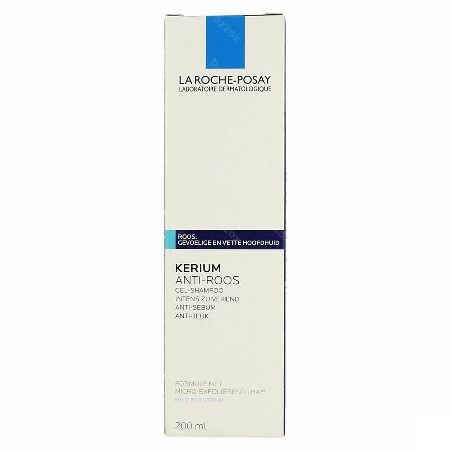 La Roche-Posay Kerium Anti-Roos Shampoo-Gel Gevoelige En Vette Hoofdhuid 200ml