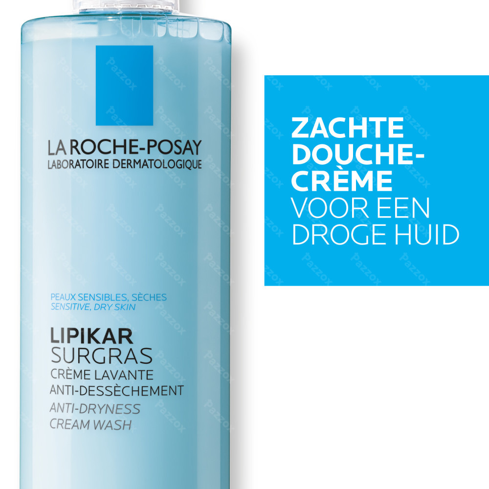 La Roche-Posay Lipikar Surgras Douchecrème tegen Uitdroging 400ml