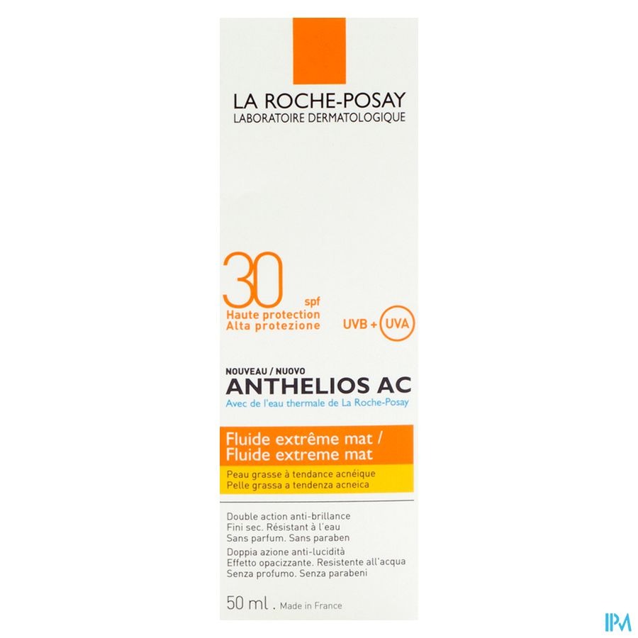 La Roche Posay Anthelios Fluide Ac Ip30 50ml