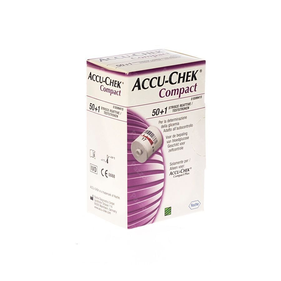 Accu Chek Compact Strips Glucose 3x17 5599415171