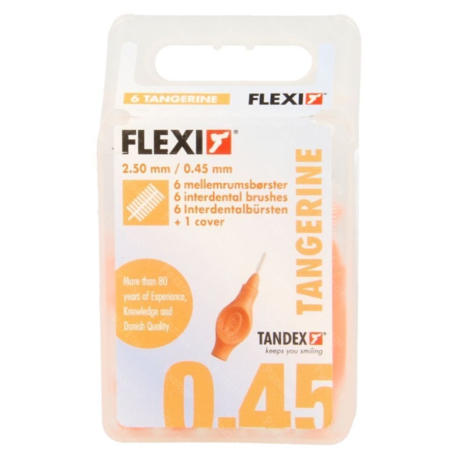 Flexi Orange Borsteltje Ultra Fine Interdentaal 6
