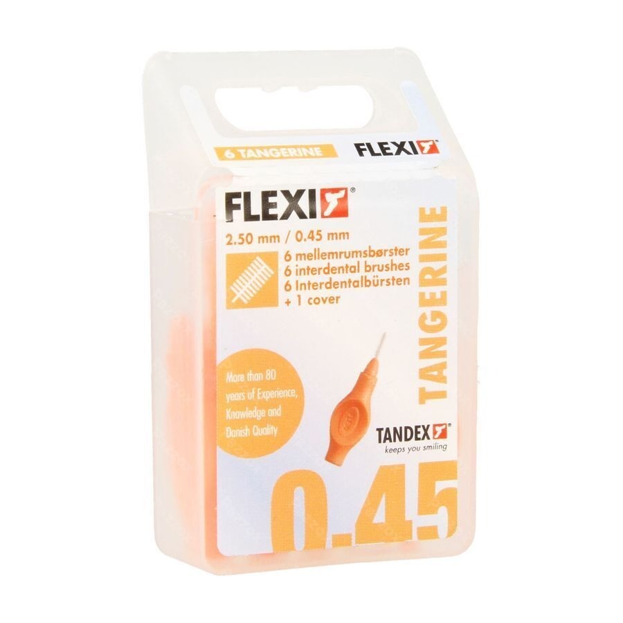 Flexi Orange Borsteltje Ultra Fine Interdentaal 6