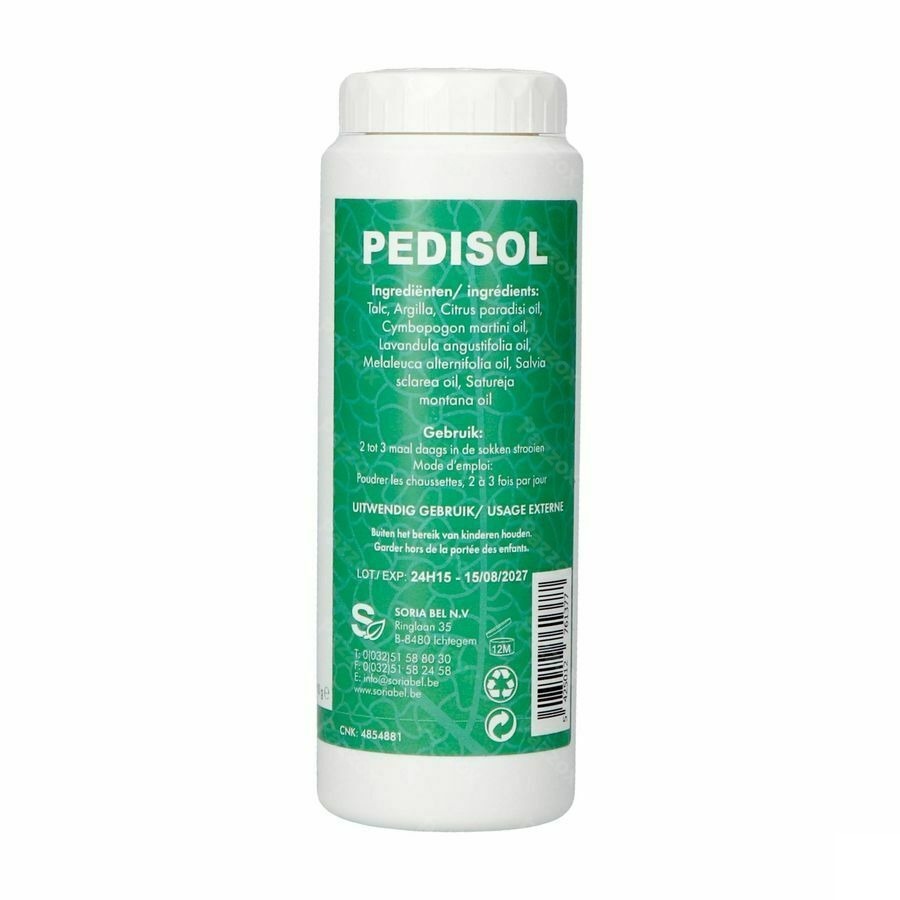 Soria Pedisol Pdr Voeten Strooibus 100g