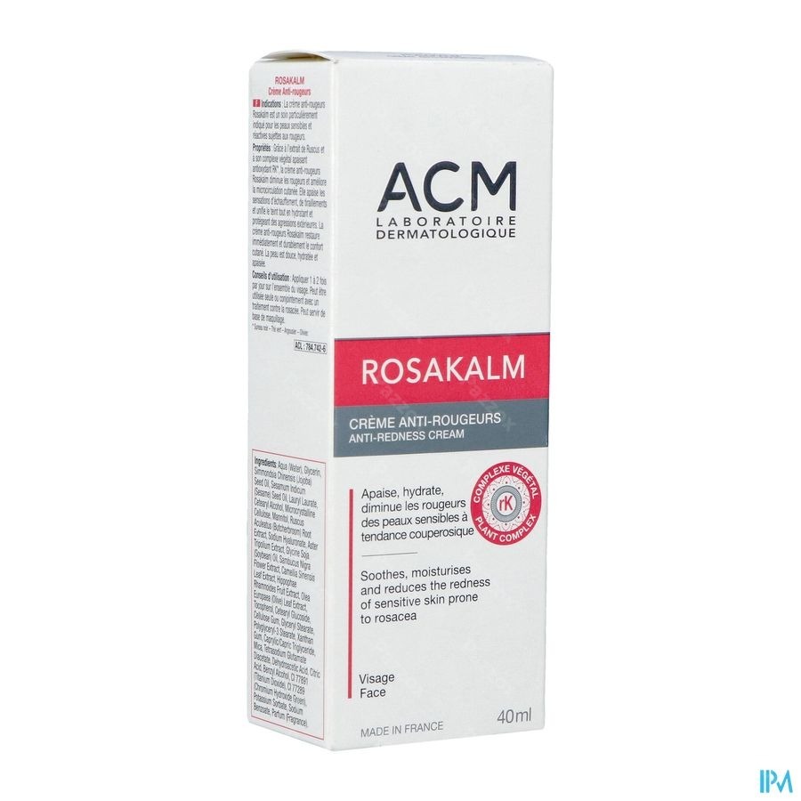 Rosakalm Plante System Creme Anti Roodheid 40ml