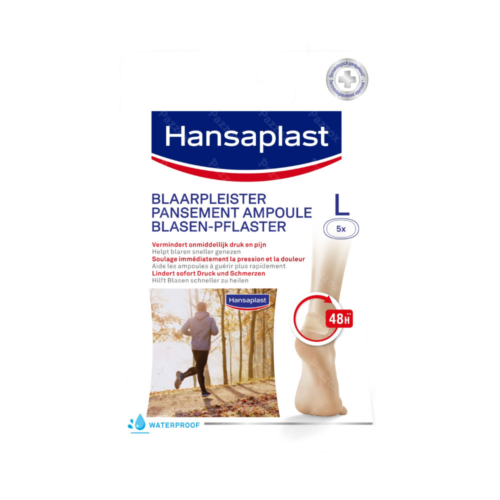 Hansaplast Blaarpleisters 5 Grote Pleisters