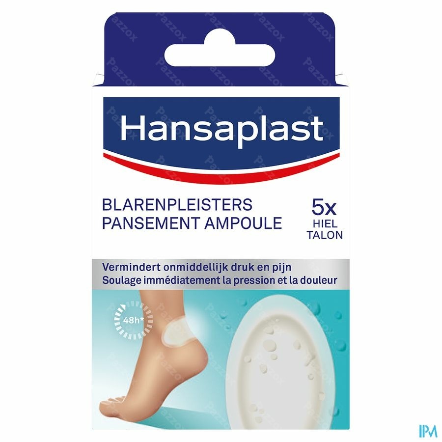 Hansaplast Blaarpleisters 5 Grote Pleisters
