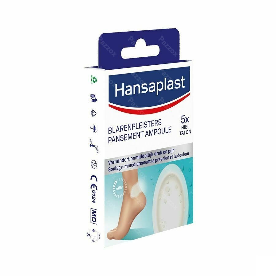 Hansaplast Blaarpleisters 5 Grote Pleisters