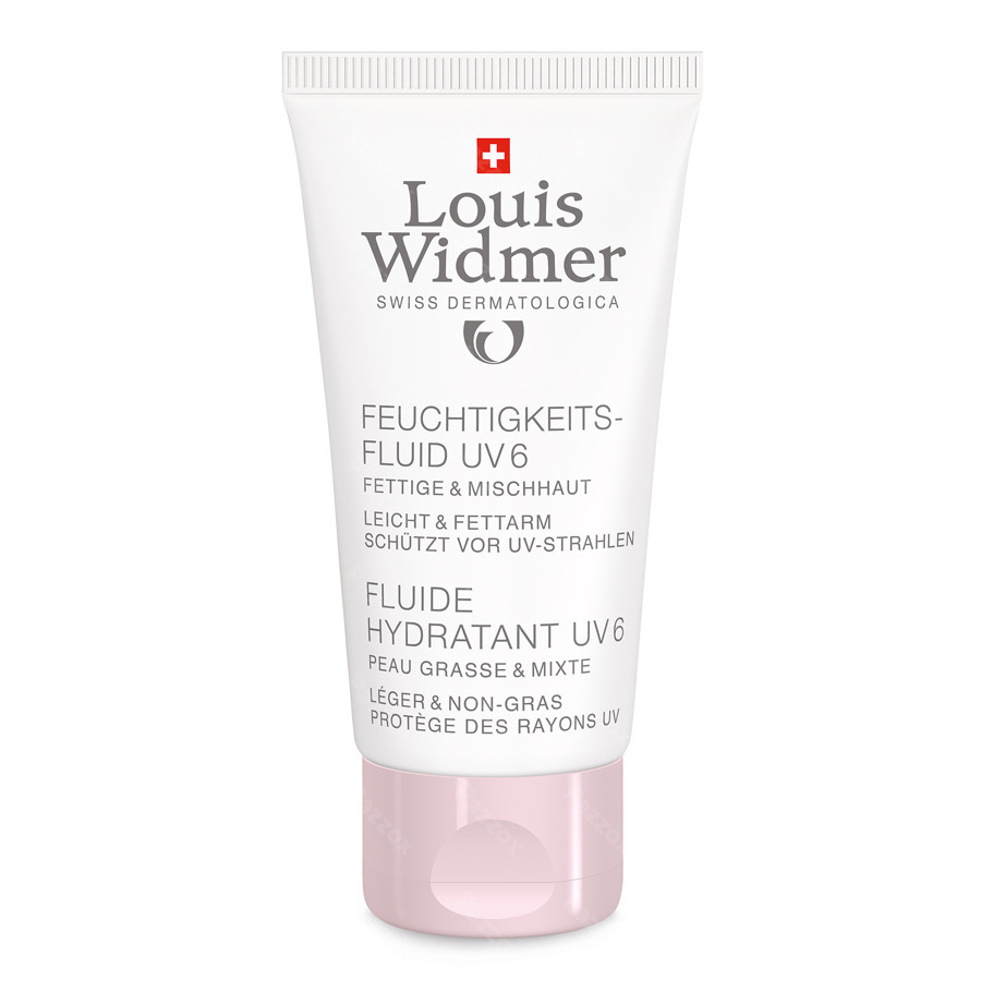 Louis Widmer Hydraterende Fluide UV6 Zonder Parfum 50ml