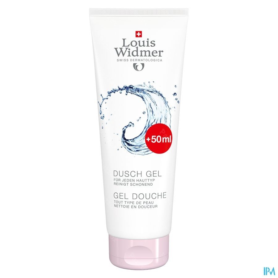 Louis Widmer Douchegel Geparfumeerd 200ml + 50ml Gratis