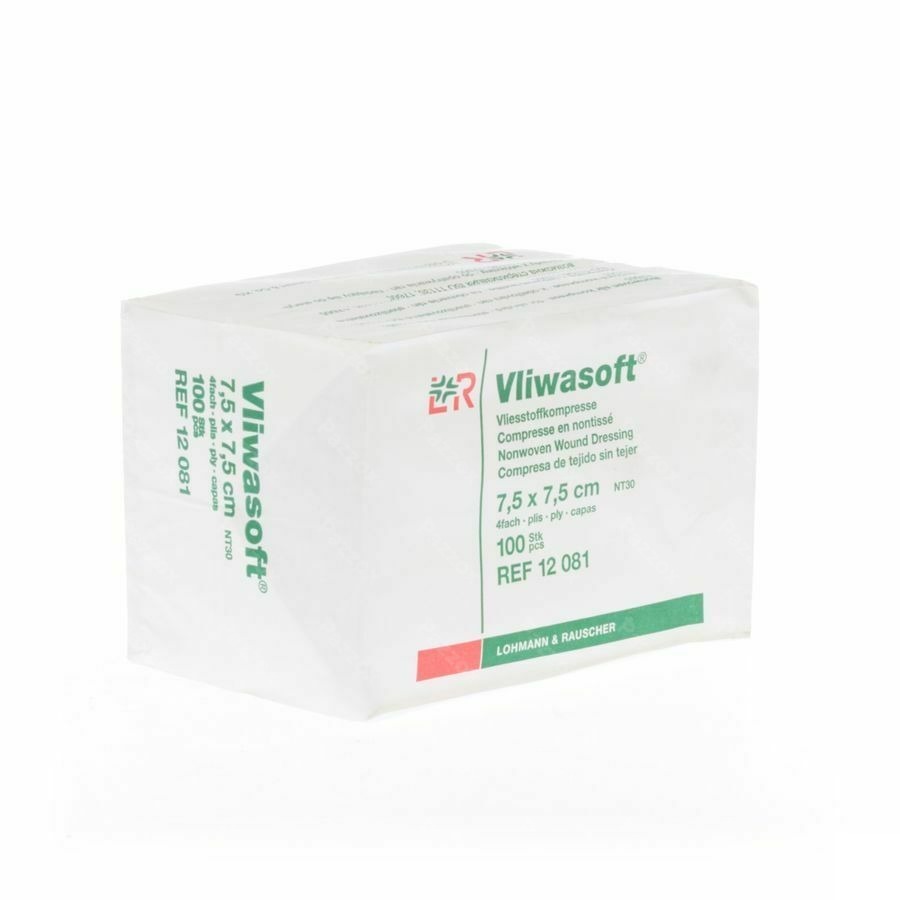 Vliwasoft Kp N/st 4pl 7,5x7,5cm 100 12081