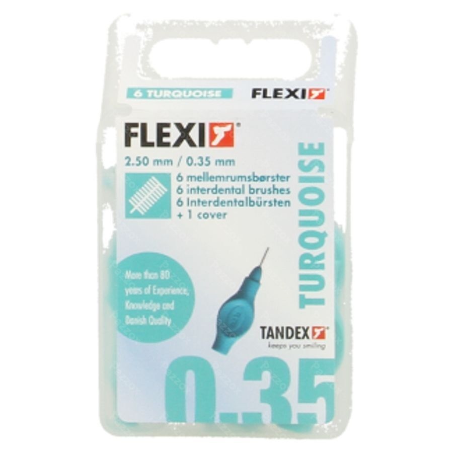 Flexi Turquoise Borsteltje Extra Micro Fine 6