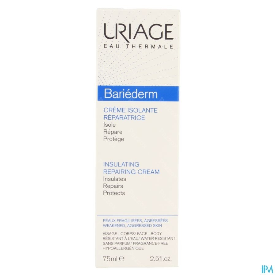 Uriage Bariéderm Isolerende en Herstellende Crème Gezicht en Lichaam 75ml