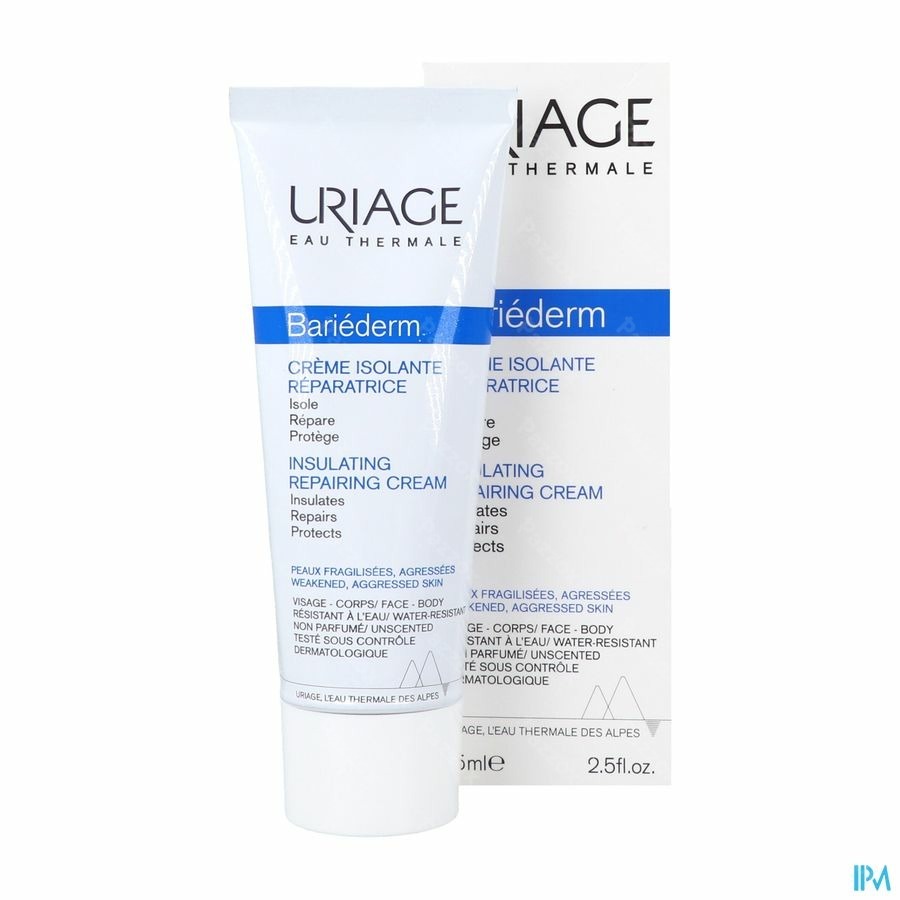 Uriage Bariéderm Isolerende en Herstellende Crème Gezicht en Lichaam 75ml